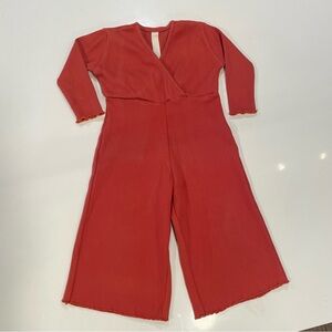 Girls Burt Orange Jumpsuit